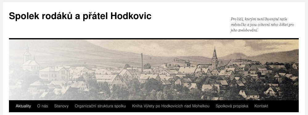 Spolek rodáků a přátel Hodkovic - Hodkovice nad Mohelkou, historie, výlety, přednášky, kulturní akce